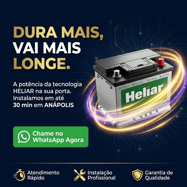 Paim Baterias - Heliar: Dura mais, vai mais longe! Entrega e instalação grátis em Anápolis