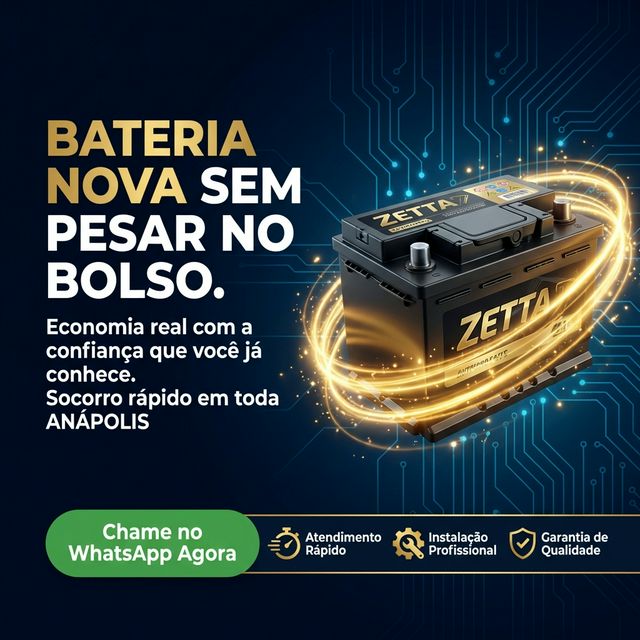 Paim Baterias - Zetta: Bateria nova sem pesar no bolso! Socorro rápido em Anápolis